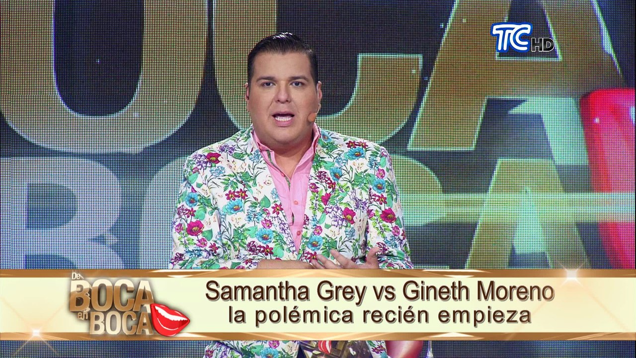 En vivo Gineth Moreno responderá a Samantha Grey