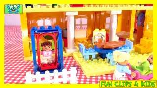 Lego Duplo Unboxing Family house Girls toys duplo kids toys Lego Ville legos duplos