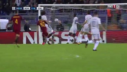 Stephan El Shaarawy Goal HD - AS Roma 1-0 Chelsea 31.10.2017