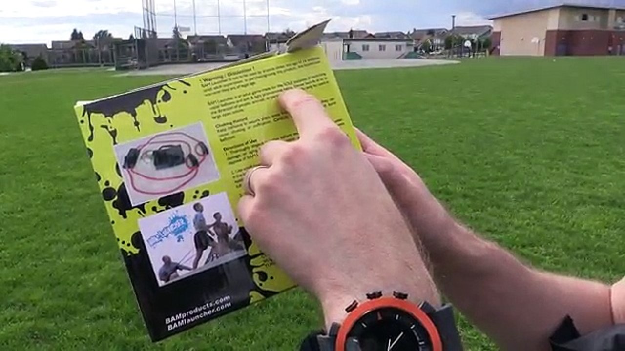Bam Launcher 400ft Water Balloon Slingshot