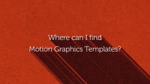 What are Motion Graphics Templates for Premiere Pro?