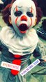 Kid Dresses as Pennywise the Clown
