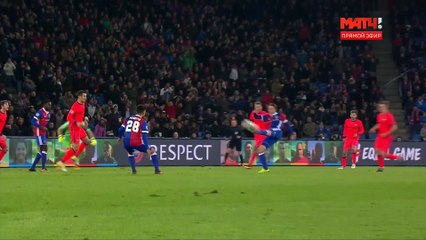 1-0 Luca Zuffi Goal FC Basel 1-0 CSKA Moscow - 31.10.2017