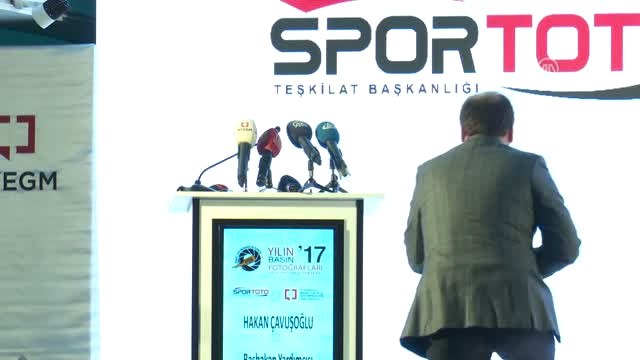 'Tfmd Yılın Basın Fotoğrafları 2017 Ödül Töreni - Başbakan Yardımcısı Çavuşoğlu (1)