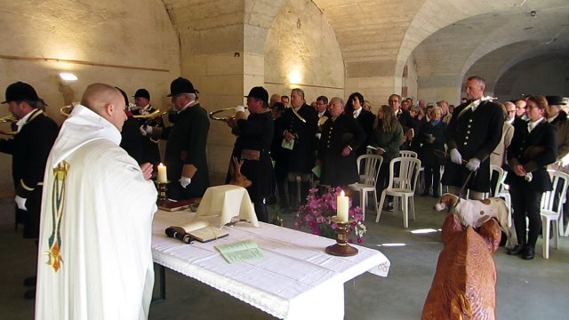Messe de la Saint Hubert à l'Orangerie du château de Bresse-sur-Grosne