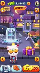 This is the Future - Talking Tom Gold Run Christmas Update - New Charer Cyber Angela