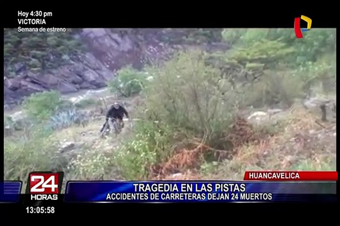 Huancavelica: accidentes de carretera dejan un saldo de 24 personas fallecidas