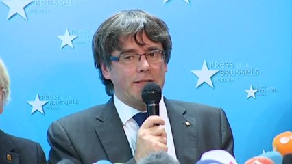 해임 카탈루냐 수반 브뤼셀에..."망명 아닌 피신" / YTN