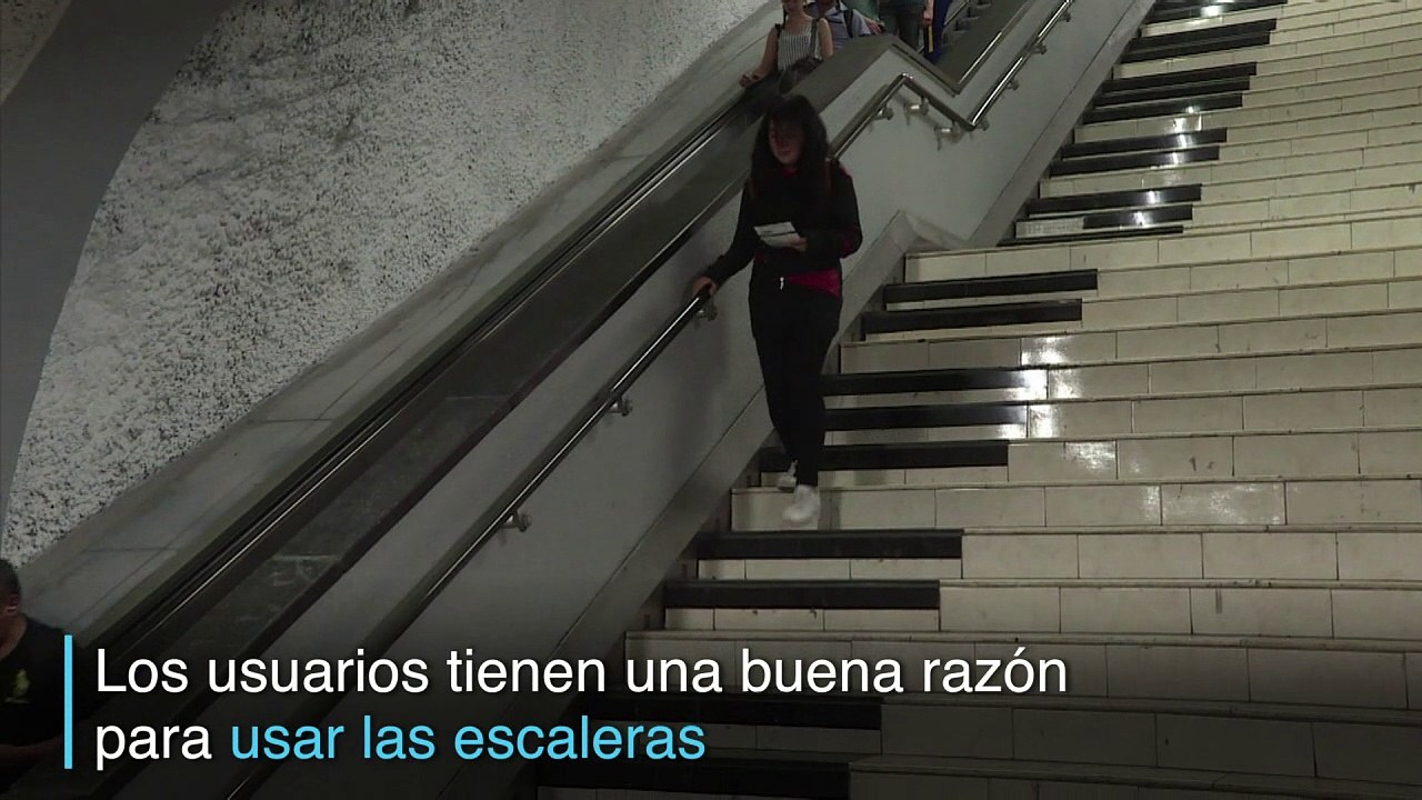 Un piano escalera para promover el ejercicio