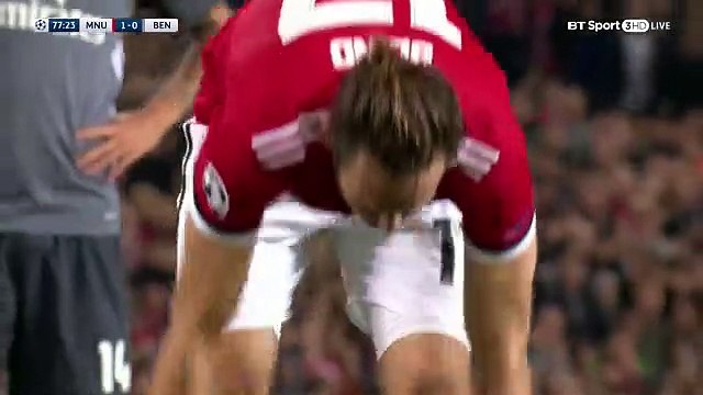 Daley Blind Goal - Manchester United 2-0 Benfica 31.10.2017