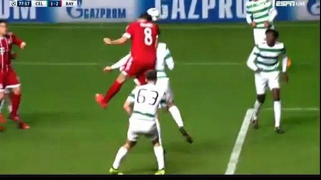 Javier Martinez Goal - Celtic 1-2 Bayern Munich - 31.10.2017
