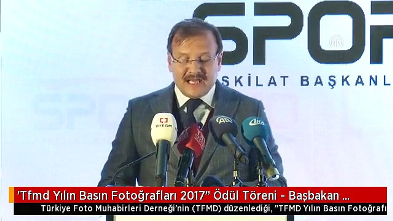 'Tfmd Yılın Basın Fotoğrafları 2017" Ödül Töreni - Başbakan Yardımcısı Çavuşoğlu (2)