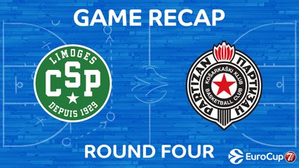 Highlights: CSP Limoges - Partizan Nis Belgrade