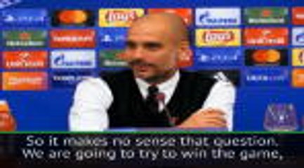 Man City won't play for the draw - Guardiola