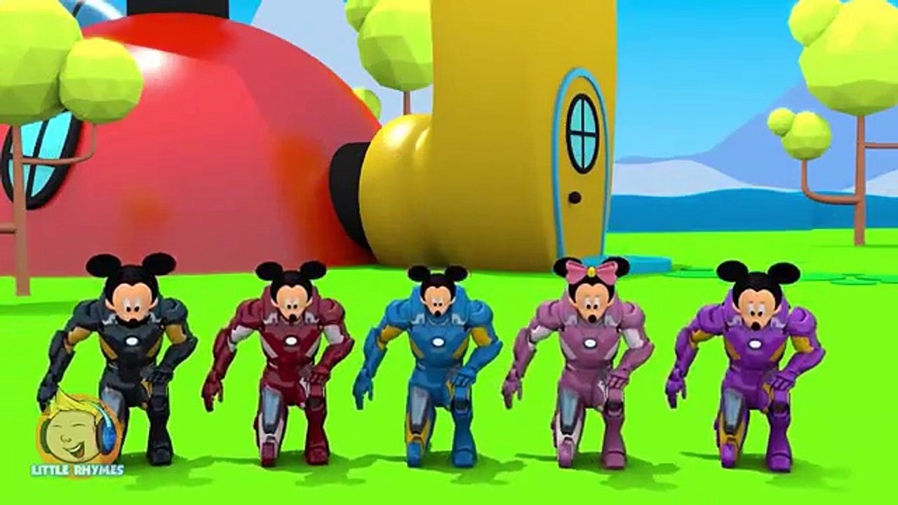 Mickey Mouse Avenger Finger Family and More | 3D Nursery Rhymes | Little Rhymes Official