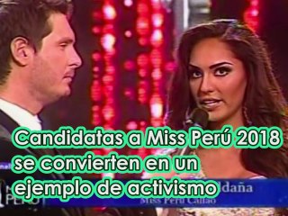 CANDIDATAS A MISS PERU REVELAN CIFRAS DE FEMINICIDIO
