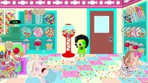 Baby Hulk & Frozen Elsa Gumball Machine Challenge Gumball Candy Colours! Baby Hulk Rainbow Tongue!