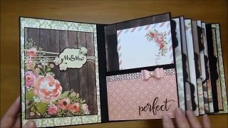 Wedding Album Carta Bella Wild Orchid Crafts