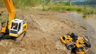 Truck, excavator, dump truck for kids videos | Car toys | Bi Bi Kids.