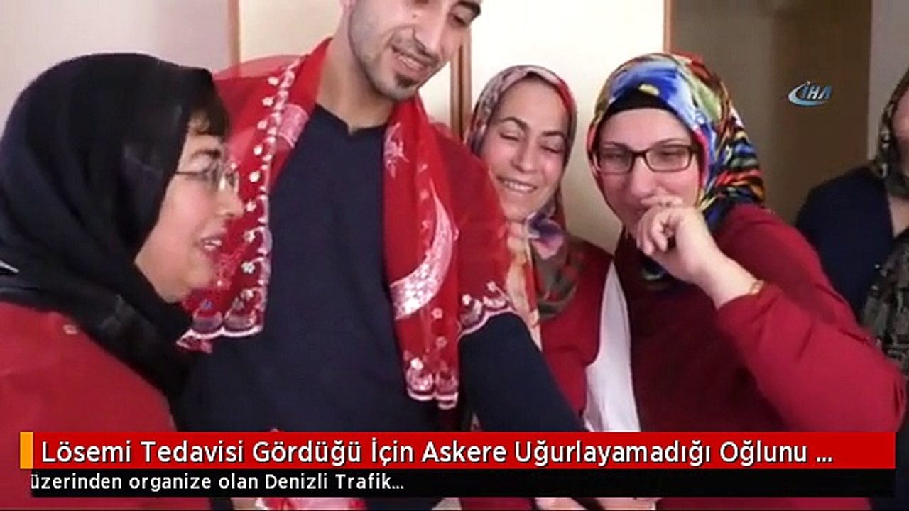 Lösemi Tedavisi Gördüğü İçin Askere Uğurlayamadığı Oğlunu Sosyal Medya Grubu Uğurladı
