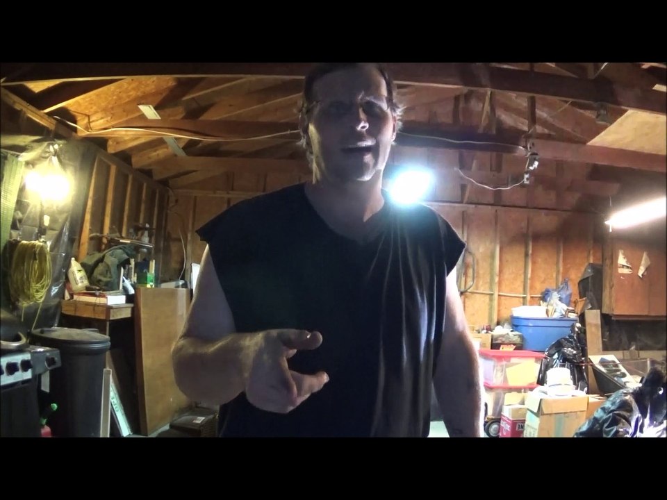 HORIZONTAL BUTT WELD WITH A FLUX CORE WELDER AND 4LB. SLEDGE HAMMER TEST