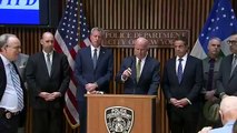 Mayor Bill de Blasio and NYPD offer an update on the Lower Manhattan attack