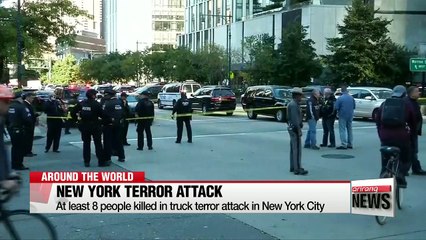 Several people killed in truck terror attack in New York City