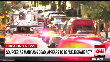 Fatalities reported after truck rams people in Manhattan