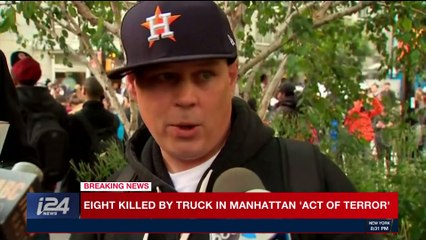 BREAKING NEWS |  Eight killed by truck in Manhattan 'act of terror' |  Tuesday, October 31st 2017