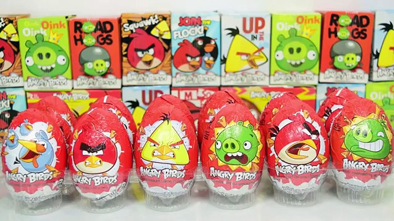 Huevos Kinder Sorpresa Angry Birds, Red, Chuck en Español | JuguetesYSorpresas