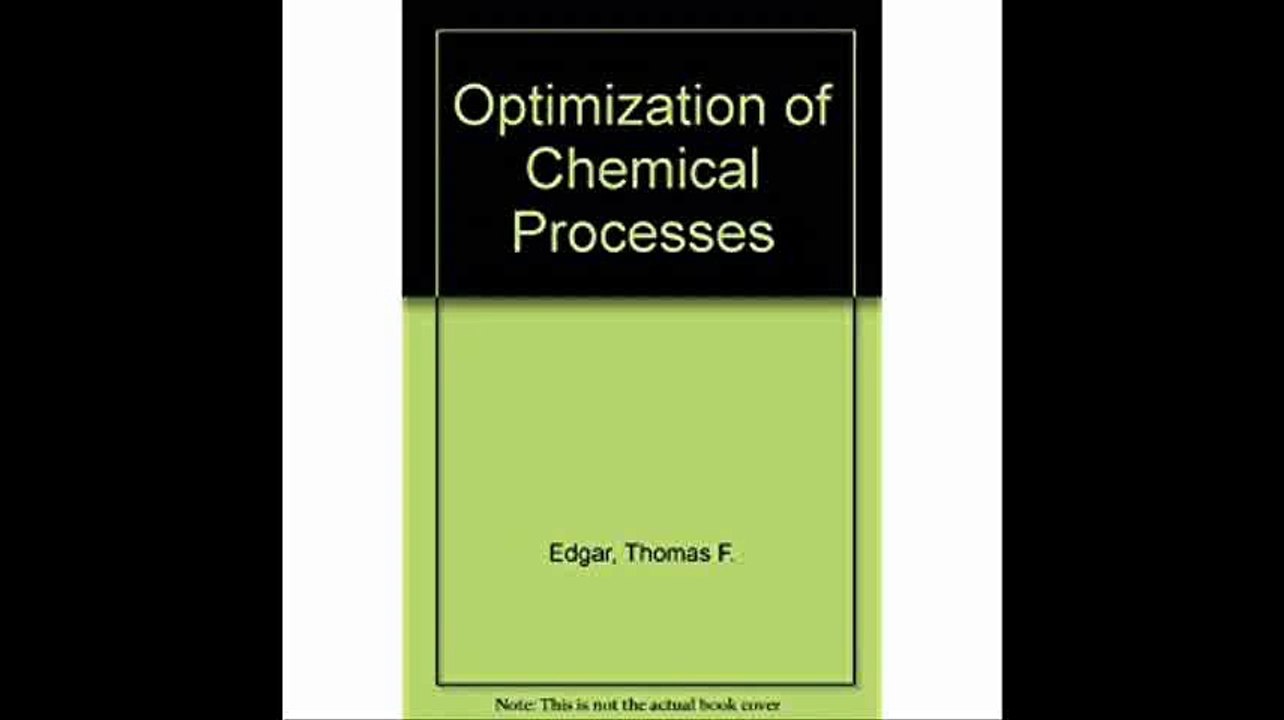 Optimization of Chemical Processes