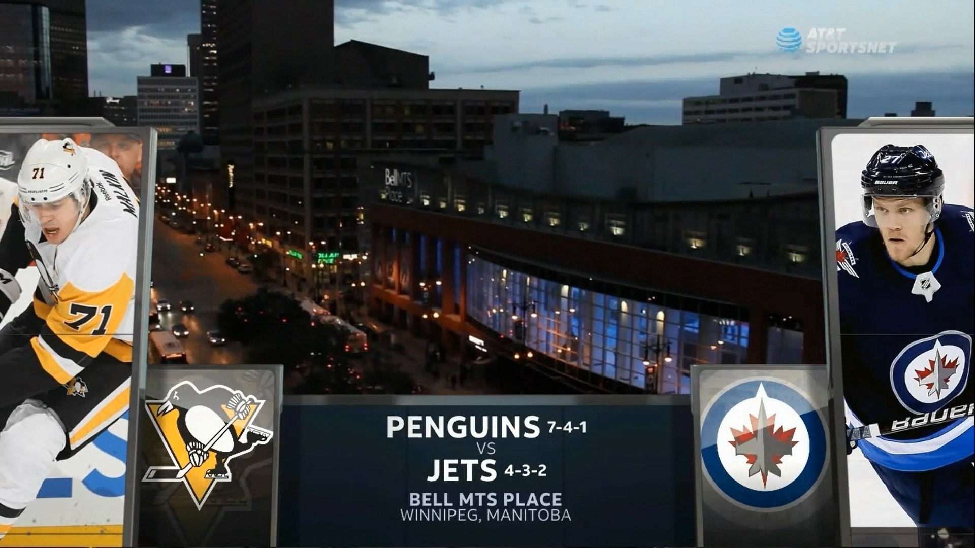 ⁣Penguins @ Jets (10/29/2017)