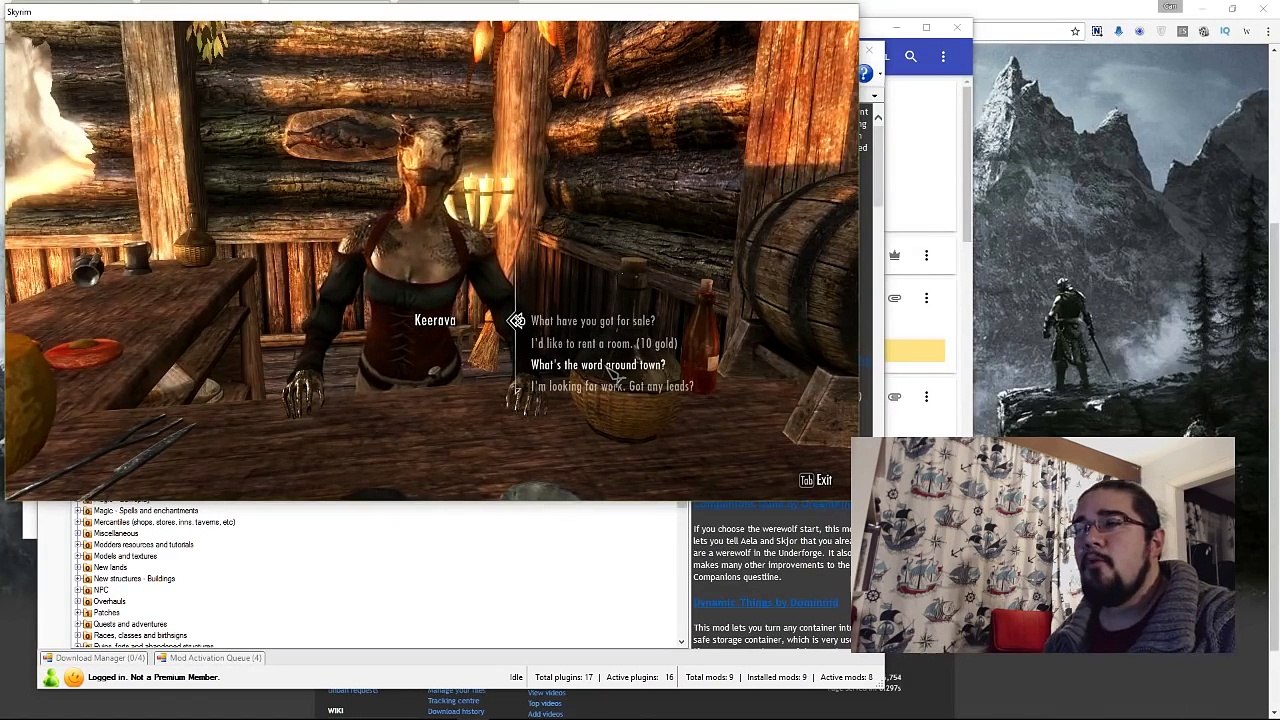Skyrim Mod Rehberi #2 HIZLI, ALTERNATİF BAŞLANGIÇ MODLARI | RaceMenu QuickStart Alternate