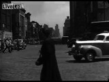 Rare 1940's DashCam Footage Of Driving In Manhattan, NYC