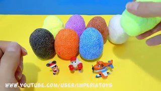 Many Foam Clay Eggs Surprise Hello Kitty Minnie Mouse Angry Birds Cars 2 Peppa Pig Masha
