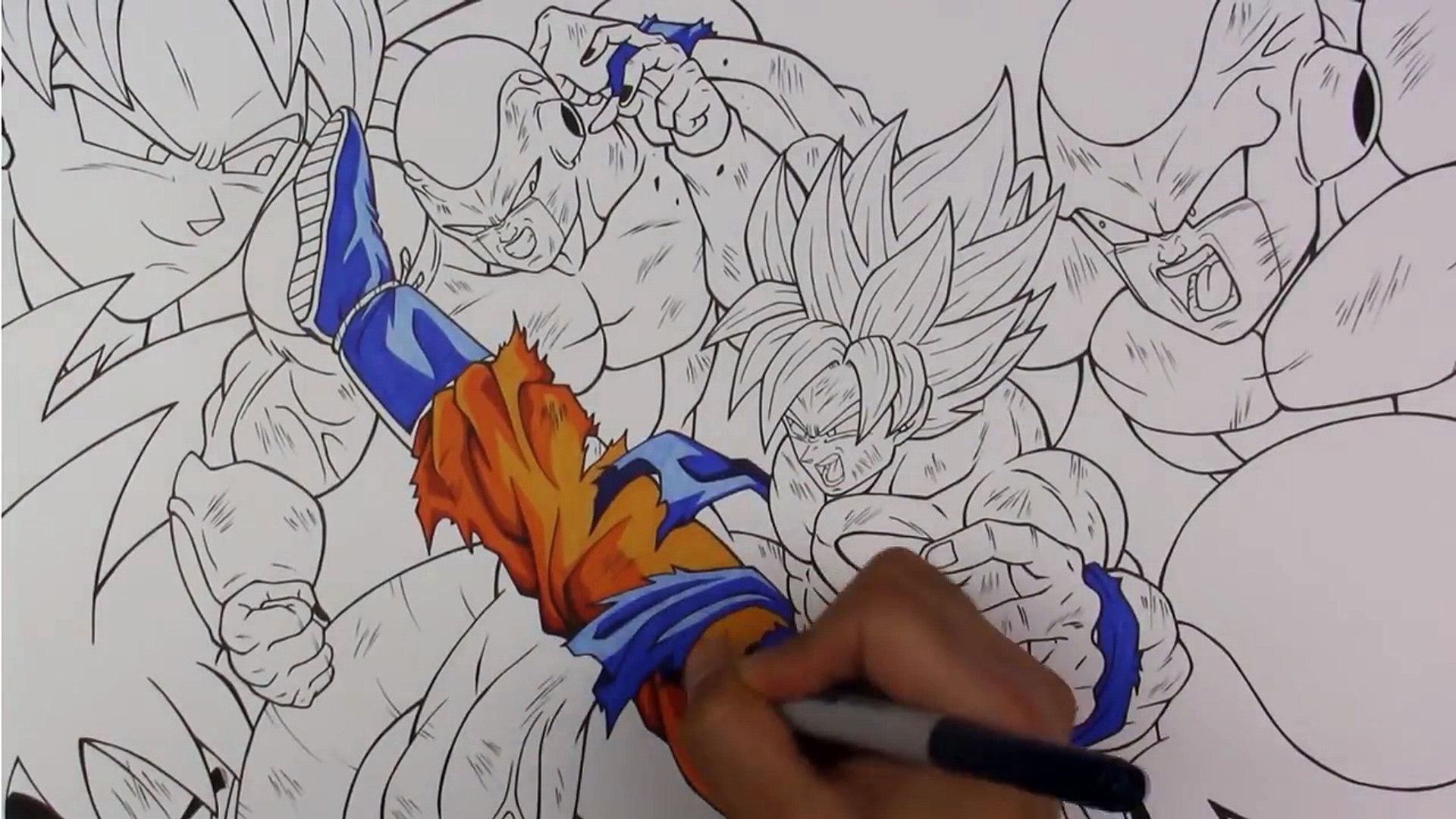 How to Draw Goku from Dragon Ball - Step by Step Video - video Dailymotion