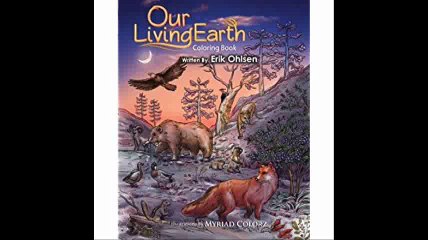 Our Living Earth Coloring book Coloring pages of Nature, Wild Animals, Biology, Ecology, Mandala's