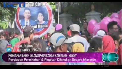 Persiapan Akhir Jelang Pernikahan Kahiyang dan Bobby