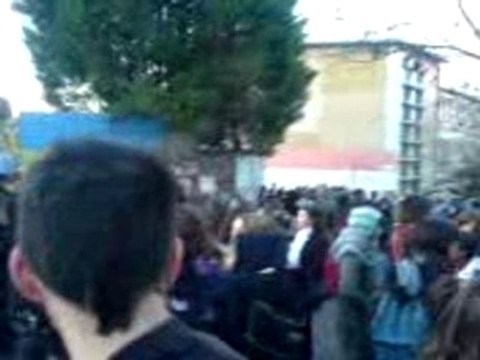 blocage du lycée jean jaures le 15/11/07