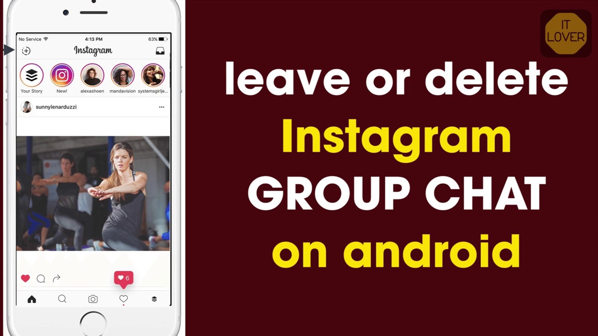 How to delete or leave instagram group chat on instagram - IT