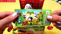 Giant KUNG FU PANDA 3 Movie SURPRISE egg set - Huevos Kinder Sorpresa de la película Kung Fu Panda 