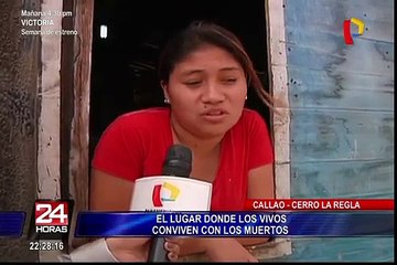 Conoce el cerro del Callao donde los vivos conviven con los muertos