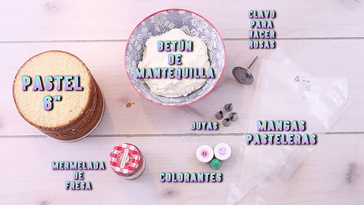 APRENDE A HACER FLORES CON BETÚN (NAKED CAKE) - BAKING DAY
