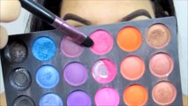 Maquiagem p/ INICIANTES - Olho fácil com Glitter usando produtos acessíveis | Especial Outubro Rosa