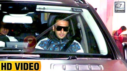 Ranveer Singh Looks In A Bad Mood While Getting Clicked