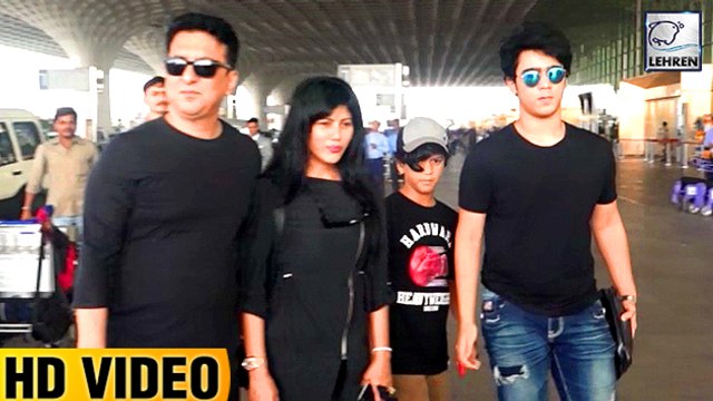 Sajid Nadiadwala & His Family Spotted At Airport
