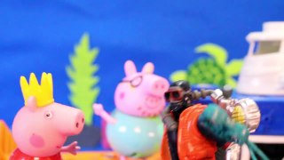 Peppa Pig Toys SHARK ATTACK Featuring Extreme Shark Adventure ToyReview Video | SeaWorld Toys 2