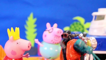 Peppa Pig Toys SHARK ATTACK Featuring Extreme Shark Adventure ToyReview Video | SeaWorld Toys 2