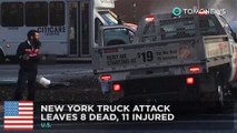Terrorist truck attack leaves 8 dead, 11 injured in New York City - TomoNews