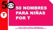 50 nombres para niñas por T - los mejores nombres de bebé - www.nombresparamibebe.com